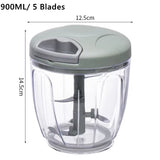 1Pc, Vegetable Cutter, Multifunctional Garlic Masher, Manual Food Chopper, Vegetable Chopper, Creative Garlic Crusher, Meat Mash