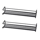 1/2PCS Wall Mount Spice Rack Metal Spice Storage Rack Spice Jar Rack Cabinet Shelf Seasoning Organizer Rack Kitchen Organizer