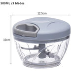 1Pc, Vegetable Cutter, Multifunctional Garlic Masher, Manual Food Chopper, Vegetable Chopper, Creative Garlic Crusher, Meat Mash