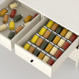 2/4Layers Kitchen Spice Drawer Organizer Adjustable Spice Rack for Spice Jars Seasoning Bottles Cabinet Pantry Kitchen Organizer