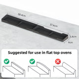 Spice Rack Magnetic Stove Top Shelf over the Stove Spice Rack for Kitchen Shelves Silicone Shelf Organizer Seasoning Organizer