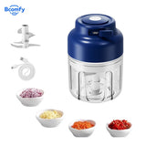 320Ml Garlic Masher Crusher Electric Kitchen Food Chopper USB Portable Meat Grinder Vegetable Chopper for Kitchen Gadgets