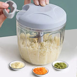 1Pc, Vegetable Cutter, Multifunctional Garlic Masher, Manual Food Chopper, Vegetable Chopper, Creative Garlic Crusher, Meat Mash