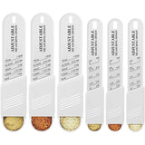 Adjustable Measuring Spoon Plastic Measuring Spoons Set with Adjustable Scale Kitchen Baking Tablespoon and Teaspoon Set JT576