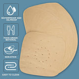Air Fryer Parchment Paper, Air Fryer Liners, 200Pcs 8.5 Inch, Air Fryer Accessories, Perforated Parchment Paper for Air Fryer, No Burn, Easy Cleanup