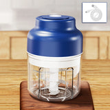 Mini Electric Food Processor Garlic Chopper Wireless Meat Vegetable Garlic Fruit Peanut Grinder USB Rechargeable Garlic Chopper