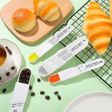 Adjustable Measuring Spoon Plastic Measuring Spoons Set with Adjustable Scale Kitchen Baking Tablespoon and Teaspoon Set JT576